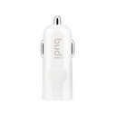 Budi USB nabíjačka do auta + USB-C kábel Biela