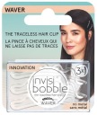 Vlasové sponky Waver Crystal Clear Invisibobble