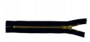 Mosadzný kovový zámok 16cm čierny