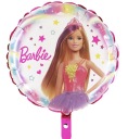 Okrúhly fóliový balón Bábika Barbie 45 cm Narodeniny