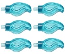 LEGO 37775 FLAME Trans-Light Blue 6 ks (6 g)