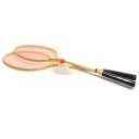 969475 DREVENÉ BADMINTONOVÉ BALETKY + UZÁVER PEGASUS