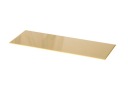 Mosadzný plech, mosadz, formát 100x50x2mm | plech 2mm - 10x5cm