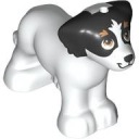 LEGO 3168pb02 Shaggy Dog Daisy biela (2g)