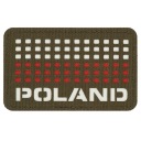 PATCH POĽSKÁ VLAJKA VELCRO 50/80 M-Tac OLIV