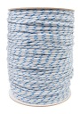 POLYPROPYLÉNOVÉ PLÁNO, HLADKÉ, BIELE, PEVNÉ, 4mm, 30M