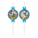MICKEY MOUSE SLAMKY S NARODENINOVÝM MEDAILÓNOM 4 KS.