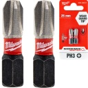 MILWAUKEE SHOCKWAVE BIT PH3 25mm 2ks.