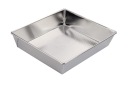 STRIEBORNÝ PLECH NA PEČENIE INMET 25X30 CM