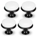 4x NÁBYTOKOVÝ GOMBÍK RETRO PORCELÁNOVÁ SKRIŇOVÁ KĽÚČKA