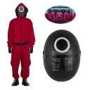 SQUID HRA MASK CIRCLE CIRCLE KARNEVAL HALLOWEEN