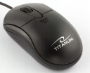 TM107K PIRANHA USB myš čierna s rollerom 1000DPI HQ