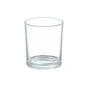 Sklenená nádoba na nalievanie sviečok, priehľadná, bezfarebná, 90 ml - 1 ks.