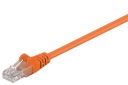 Sieťový kábel, CAT5e U/UTP, Orange 0,5 m