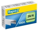RAPID STANDARD 26/6 sponiek 1000 ks