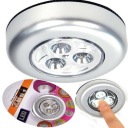X1 3LED DIÓDOVÁ LAMPA SAMOLEPIACA BATÉRIA DOTYK