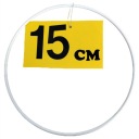 Hrubá 5 mm drôtená obruč makramé 15 cm