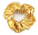 Gumička do vlasov FROTKA scrunchies, ZLATÁ METALICKÁ, lesklá