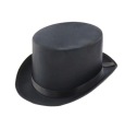 Elegantný cylindrický klobúk, čierny, 1 ks.