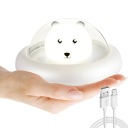BEZDRÔTOVÁ Silikónová Soft LED nočná lampa pre DETI DARČEK MEDVÍDIKA