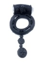 Erotický darček s vibračným krúžkom na penis - CockRing Black
