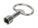 Zamak kľúč pre box lock boxy, štvorcový 8x8 mm