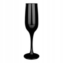 POHÁR NA ŠAMPANSKÉ, PROSECCO 200ml, ČIERNA