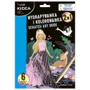 Kidea Škrabacia a omaľovánka Princezné 2v1