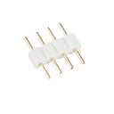 RGB LED páskový konektor, obojstranná 4-pinová zástrčka