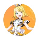 Vocaloid Kagamine Rin 58mm špendlík
