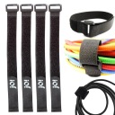 Svorky na suchý zips ORGANIZER Suchý zips na upevnenie STRONG CLAMP 4 ks