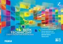 Farebná technická podložka A4 15 listov 170g LINE
