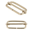 Kovový regulátor 50x18x4 mm kožená galantéria 5 ks