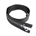 Zámok na zips DUAL lux SERIES strieborná 60cm 2846