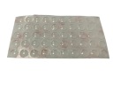 Tlmič nárazov silikónový 8 x 2 mm 50 ks