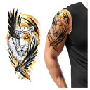 Dočasné vodné tetovanie TIGER / RAW