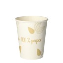 Ekologické papierové poháre ZERO % PLASTIC 250 ml 50 ks (bez poplatkov za SUP)