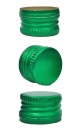 Hliníkové čiapky 28x18 GREEN SPIRITE /10