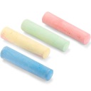 FAREBNÁ CHALK na kreslenie, hrubý jumbo chodník / 4 farby