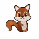 Nažehľovacia termo náplasť Veselá veverička