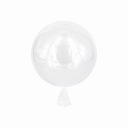 Balón fóliový KULA transparentný transparentný BOBO 10 palcov 25 cm 1 ks
