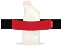 Samostatný suchý zips - Držiak na suchý zips do kufra - 30 cm
