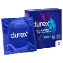 Kondómy Durex Extra Safe Classic, 3 ks vystužené pre bezpečnosť
