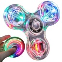 FIDGET SPINNER SVIETIACA LED TRANSPARENTNÁ FAREBNÁ PRÉMIOVÁ HRA PRE DETI