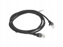 PATCHCORD CAT.5E UTP 1,5M BLACK FLUKE POŠLENÝ