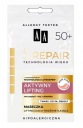MASKA NA TVÁR S LIFTINGOVÝMI A ROZSVIEĽUJÚCIMI PEPTIDMI AA 5REPAIR 50+