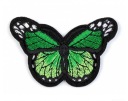 Nažehľovacia termo náplasť Butterfly Applique Patch GREEN /2811