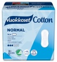 Vuokkoset 100% BIO hygienické vložky Bez krídel NORMÁLNE