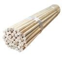 Vatové tyčinky 36cm HRUBÉ fi 6mm okrúhle bambusové 50 ks.