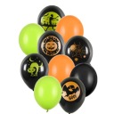 Sada neónových balónov 10x balón HALLOWEEN